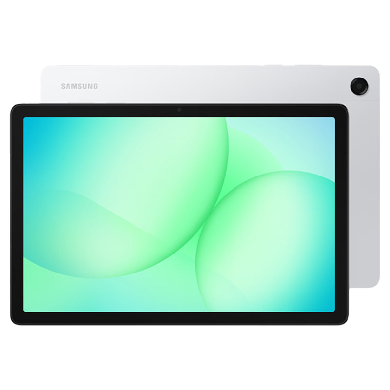 تبلت 11 اینچ سامسونگ مدل Galaxy Tab A11 Plus Wi-Fi، ظرفیت 128 گیگابایت و رم 6 گیگابایت، رزولوشن دوربین 8 مگاپیکسل به همراه شارژر دیواری 25 وات سامسونگ مدل T2510