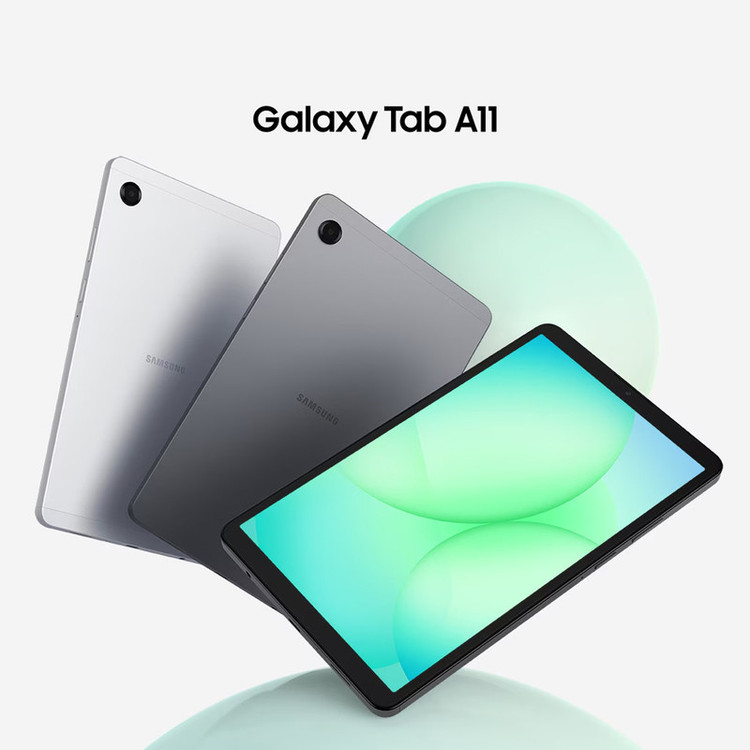 تبلت 8.7 اینچ سامسونگ مدل Galaxy Tab A11 Wi-Fi، ظرفیت 128 گیگابایت و رم 8 گیگابایت، رزولوشن دوربین 8 مگاپیکسل به همراه شارژر دیواری 25 وات سامسونگ مدل T2510