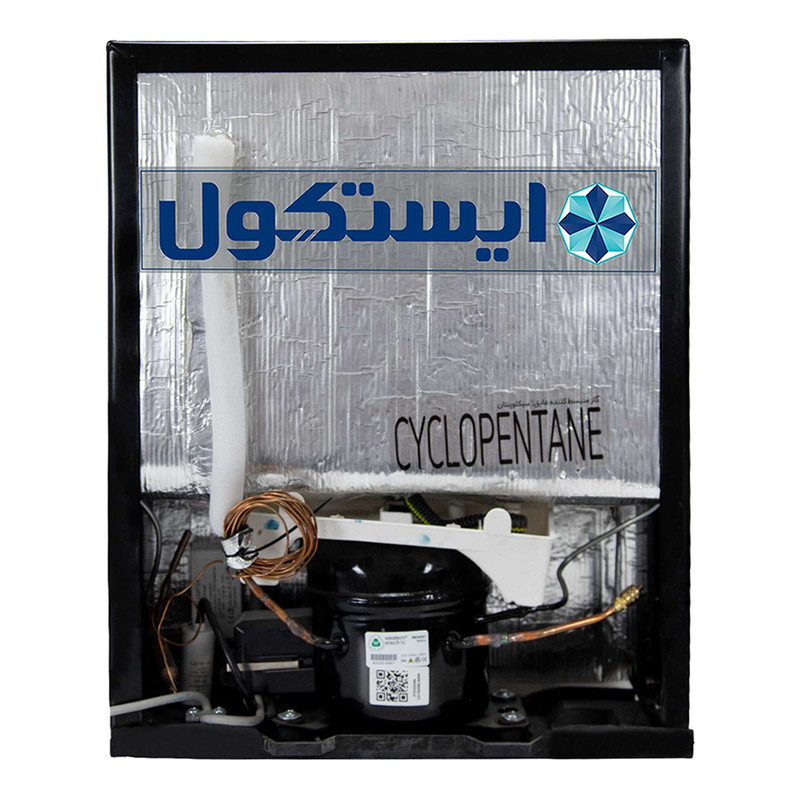 یخچال 3 فوت ایستکول مدل TM-4164-HS، با ارتفاع 59، پهنای 44.5 و عمق 53 سانتیمتر، میزان مصرف انرژی B، دارای 3 طبقه