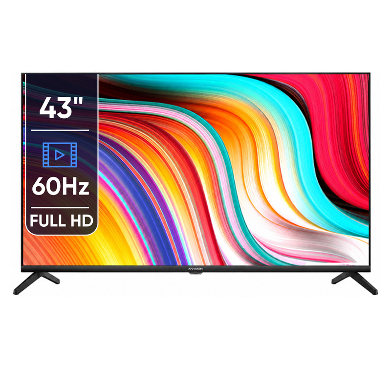تلویزیون 43 اینچ ال ای دی هوشمند ایکس ویژن مدل 43XH610