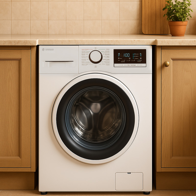 ماشین لباسشویی 8 کیلوگرم اتوماتیک اسنوا مدل SWM-A81W