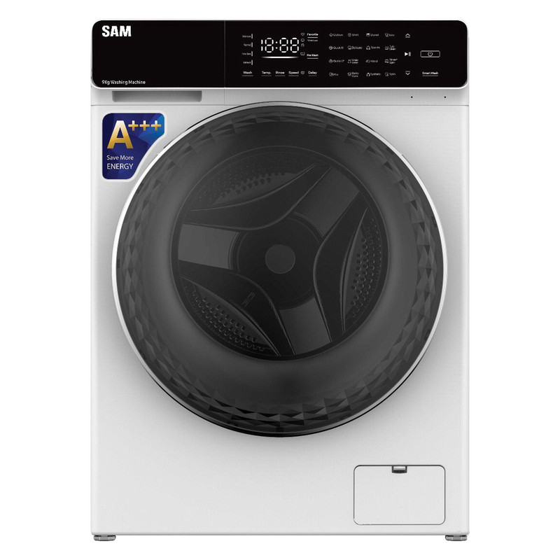 ماشین لباسشویی 9 کیلوگرم اتوماتیک سام مدل DD-P1485/W