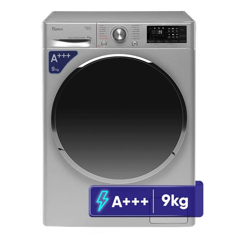 ماشین لباسشویی 9 کیلوگرم اتوماتیک جی پلاس مدل GWM-R909S