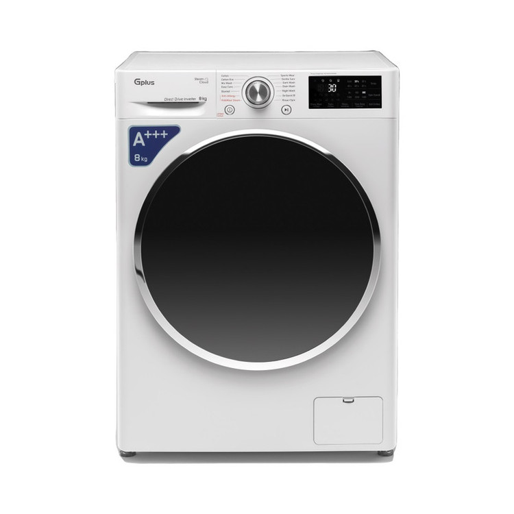 ماشین لباسشویی 8 کیلوگرم اتوماتیک جی پلاس مدل GWM-R808S