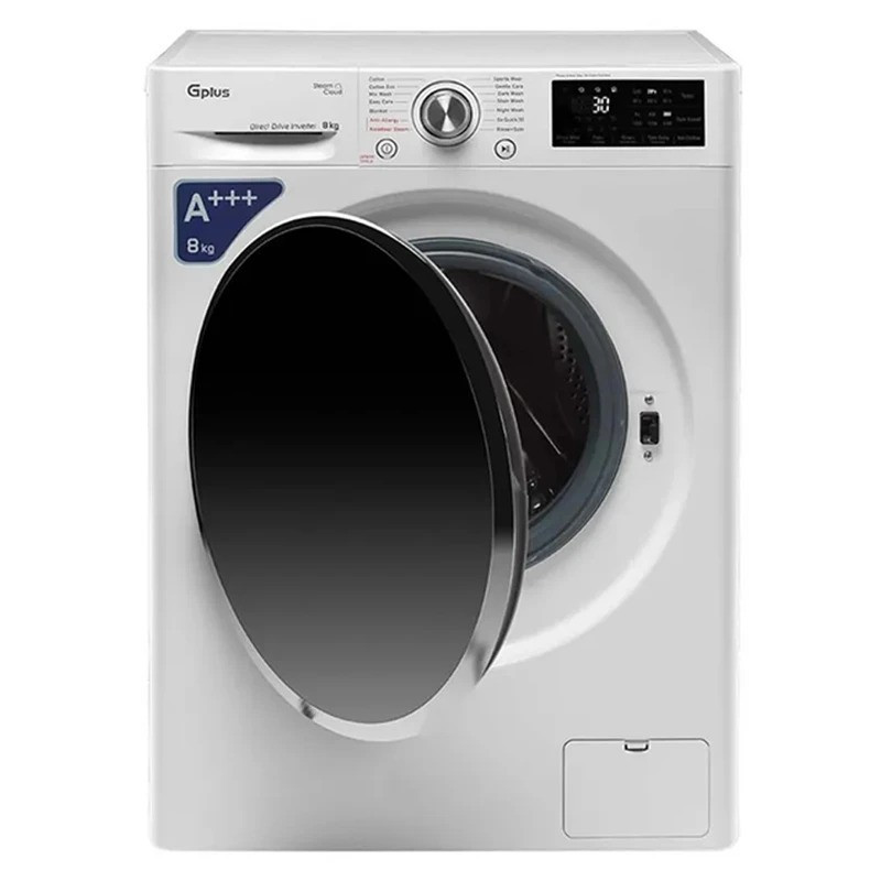 ماشین لباسشویی 8 کیلوگرم اتوماتیک جی پلاس مدل GWM-R808S