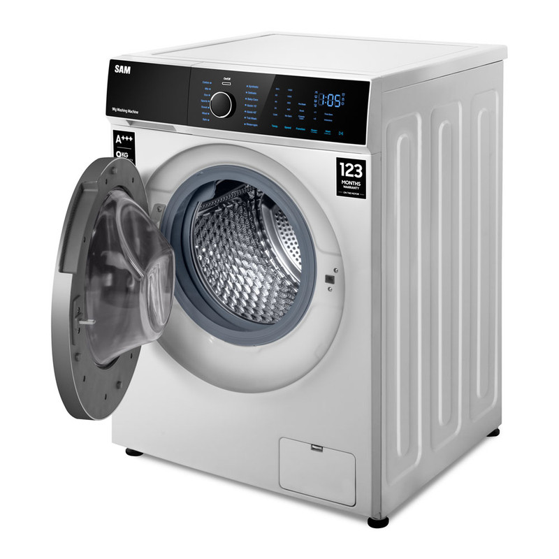 ماشین لباسشویی 9 کیلوگرم اتوماتیک سام مدل DD-P1482