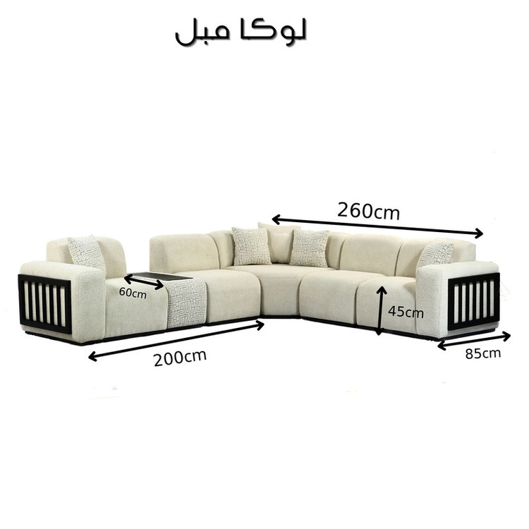 مبل ال 7 نفره لوکا مبل مدل آنیتا