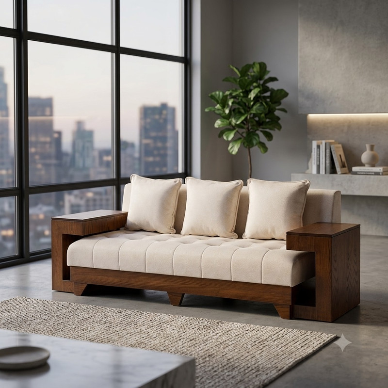 مبل راحتی پنج نفره برند دکورابو مدل الیکا کد MA003