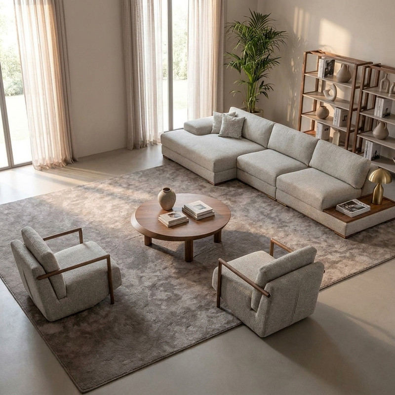 مبل راحتی پنج نفره مدل CR0210 4