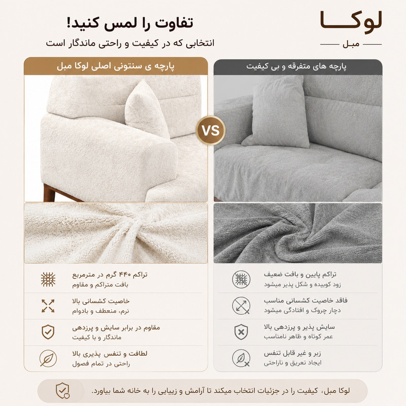 مبل تختخواب شو هشت نفره لوکا مبل مدل اریو