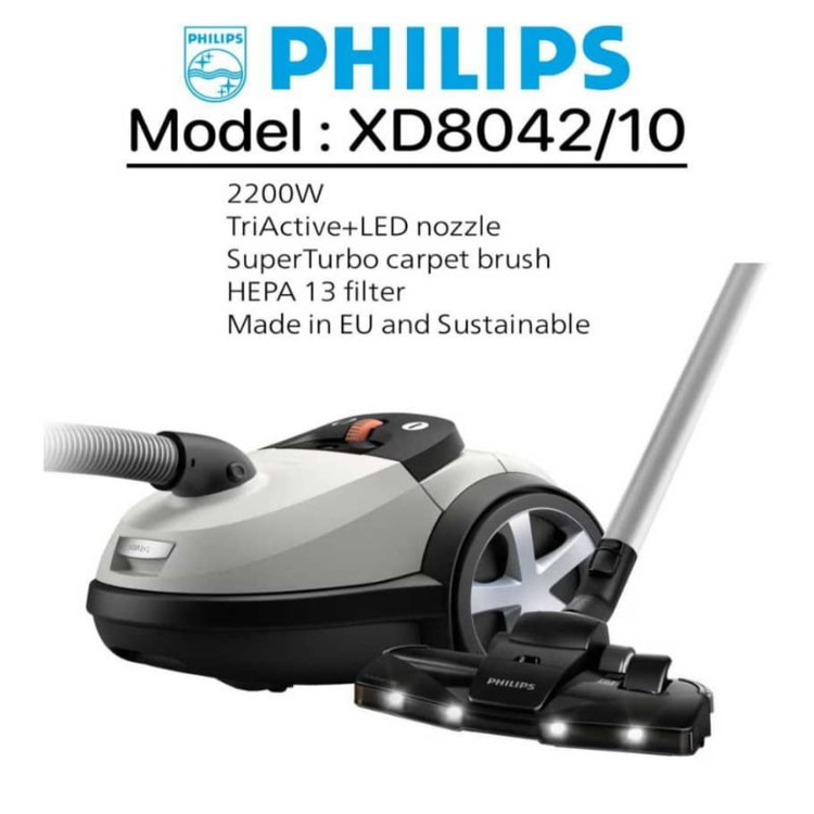 جاروبرقی 2200 وات فیلیپس مدل XD8042