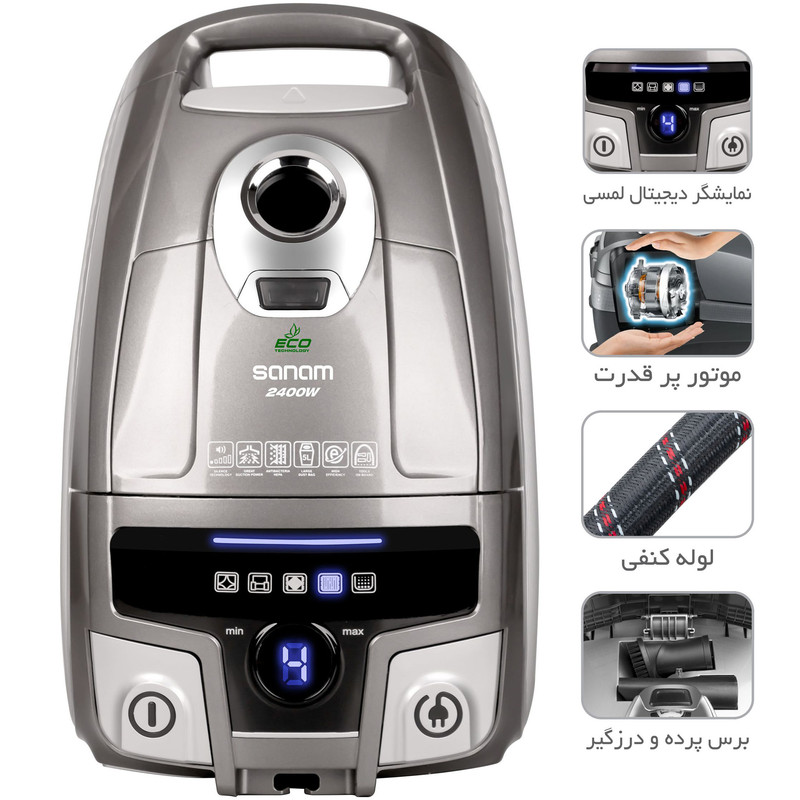 جاروبرقی 2400 وات صنام مدل SV-24S02