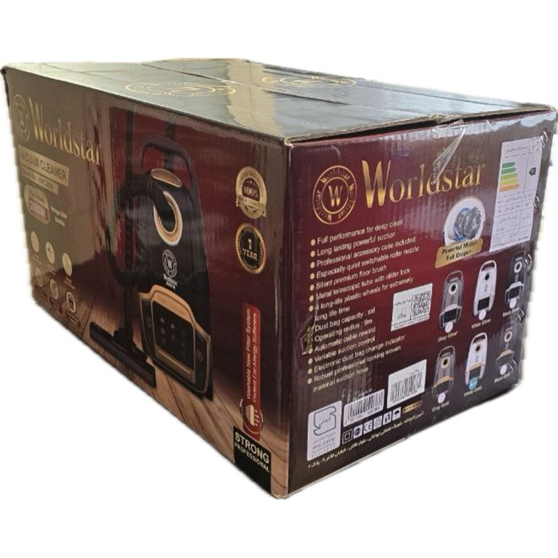 جاروبرقی 2600 وات ورلد استار مدل WVC2600