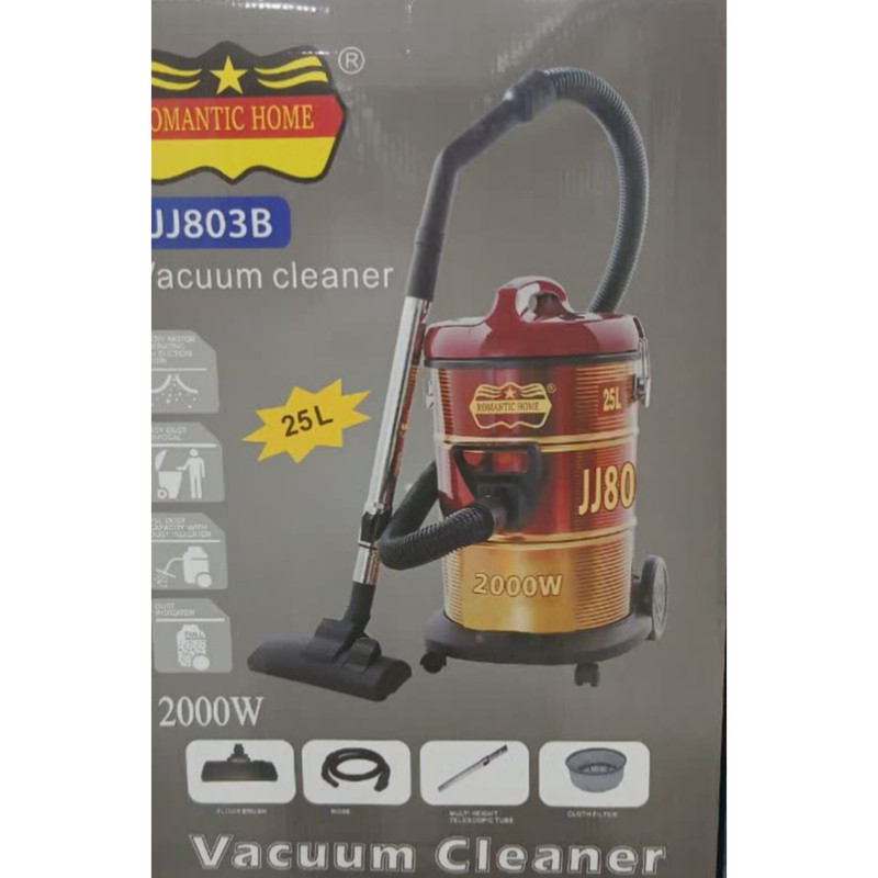 جاروبرقی سطلی 2000 وات رمانتیک هوم مدل JJ803B