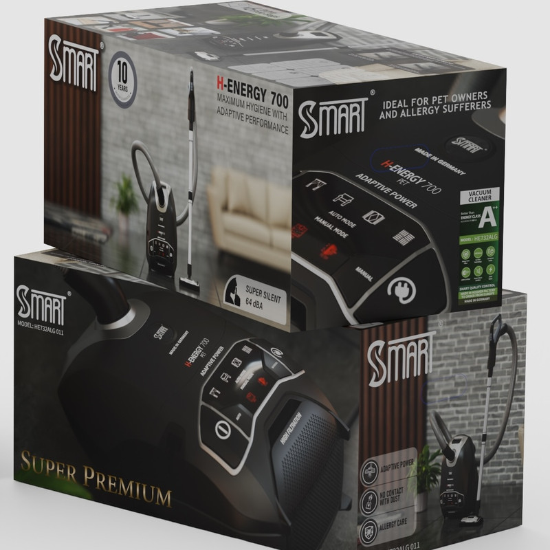 جاروبرقی 2500 وات اسمارت مدل H732ALG