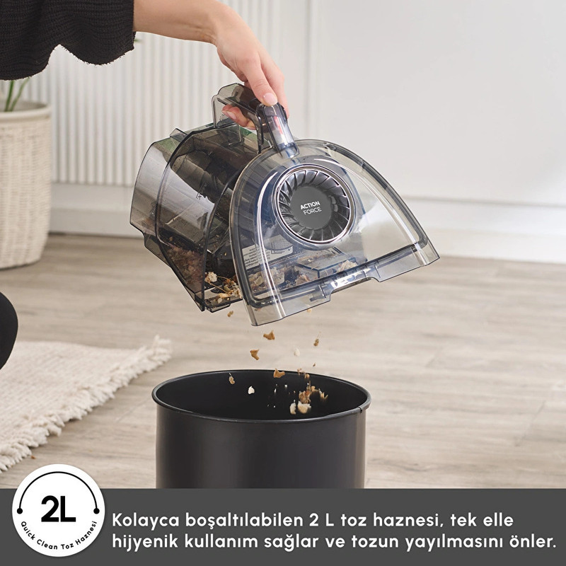 جاروبرقی 899 وات کاراجا مدل Vantuz Action Force X10