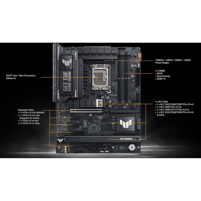 مادربرد ایسوس مدل TUF GAMING Z890-PLUS WIFI