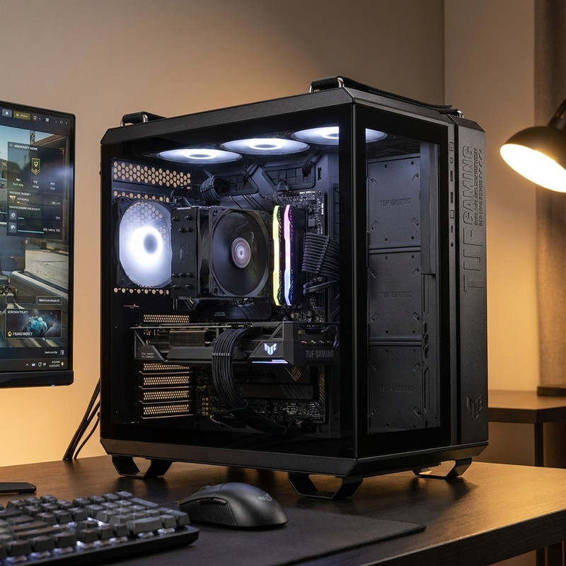 کیس کامپیوتر ایسوس مدل TUF Gaming GT502 plus Black