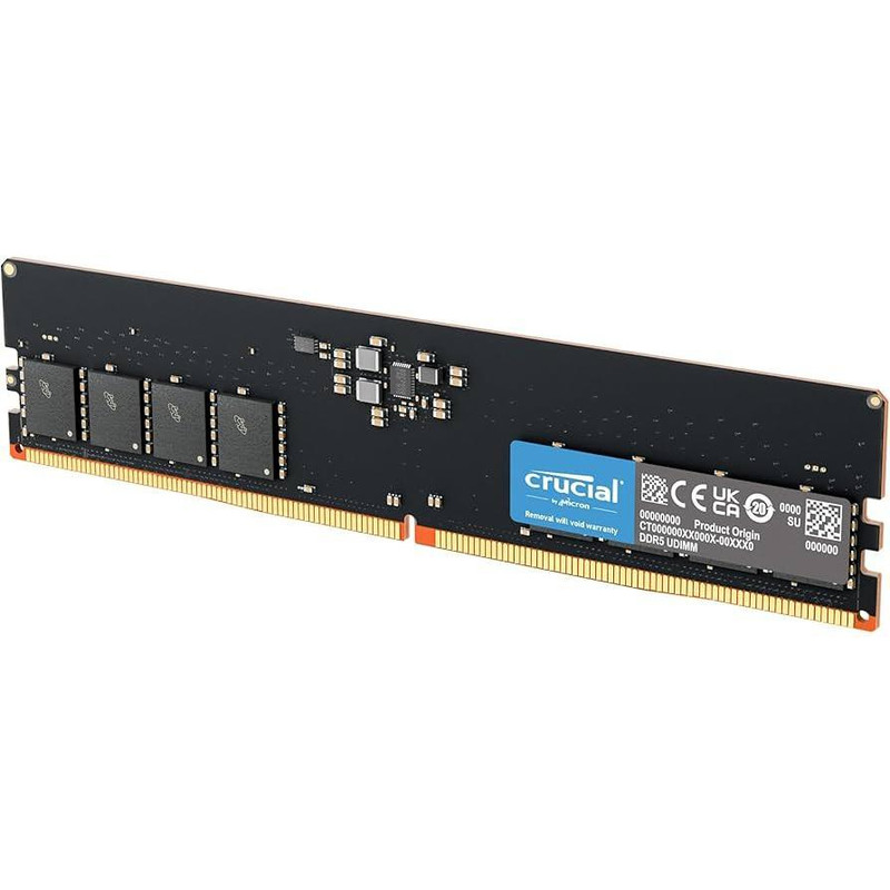 رم دسکتاپ کروشیال DDR5 تک کاناله 16 گیگابایت مدل CT16 فرکانس 4800 مگاهرتز تایمینگ CL40 و ولتاژ کاری 1.1 ولت