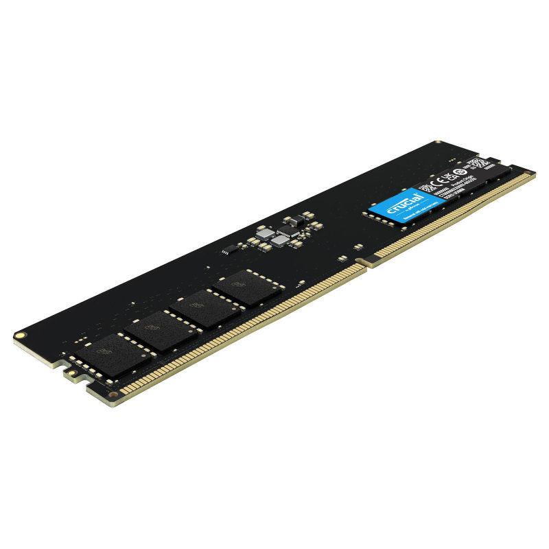 رم دسکتاپ کروشیال DDR5 تک کاناله 16 گیگابایت مدل CT16 فرکانس 4800 مگاهرتز تایمینگ CL40 و ولتاژ کاری 1.1 ولت