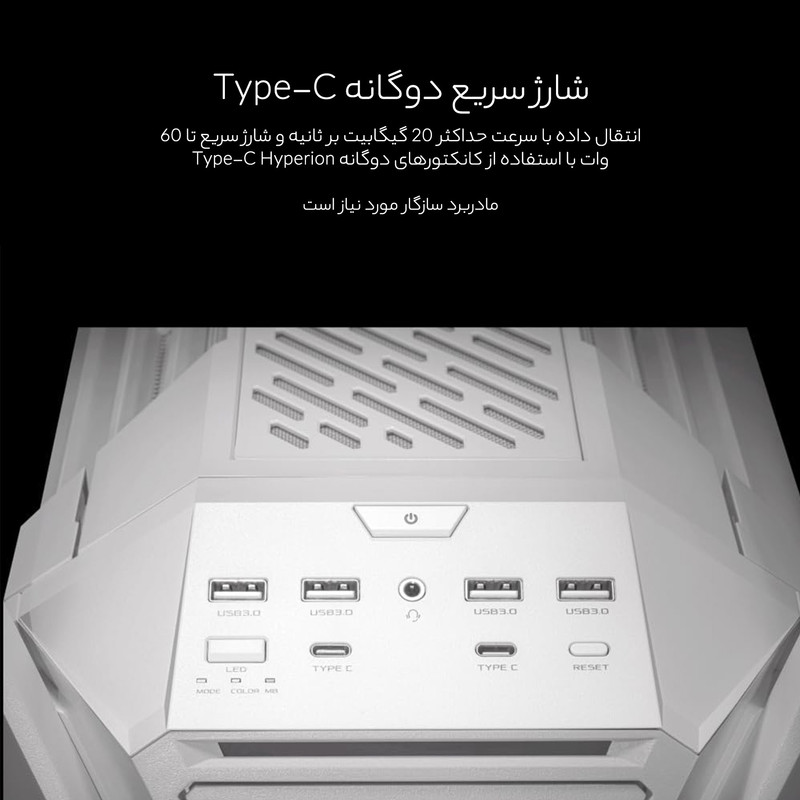 کیس کامپیوتر ایسوس مدل ROG Hyperion GR701