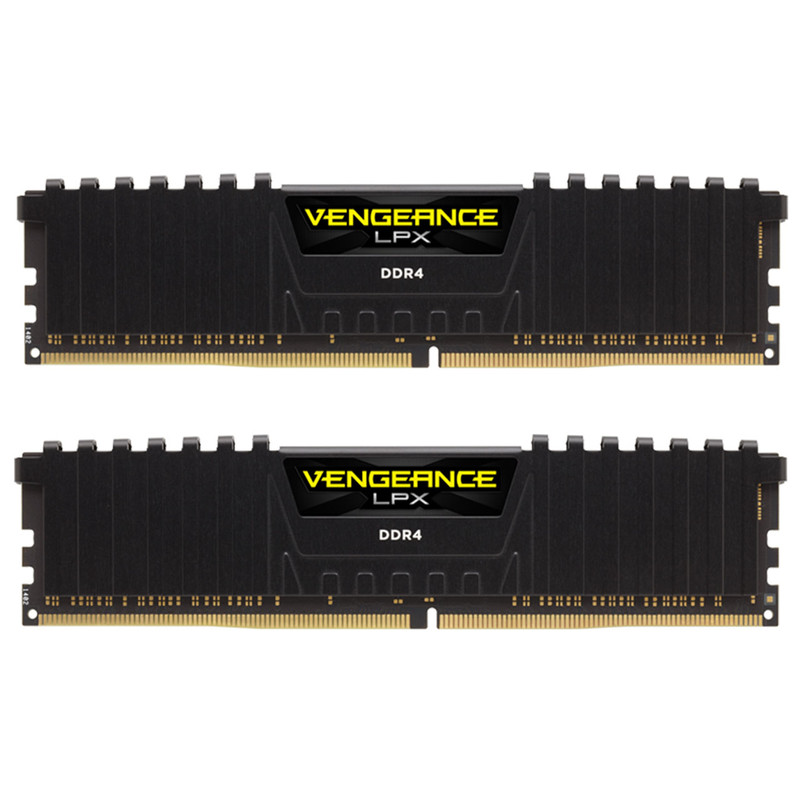رم دسکتاپ کورسیر مدل Vengeance LPX DDR4 دو کاناله 32 گیگابایت 3200 مگاهرتز CL16 با هیتسینک آلومینیومی و پشتیبانی از XMP 2.0 برای اورکلاکینگ پایدار و خنککنندگی بهینه