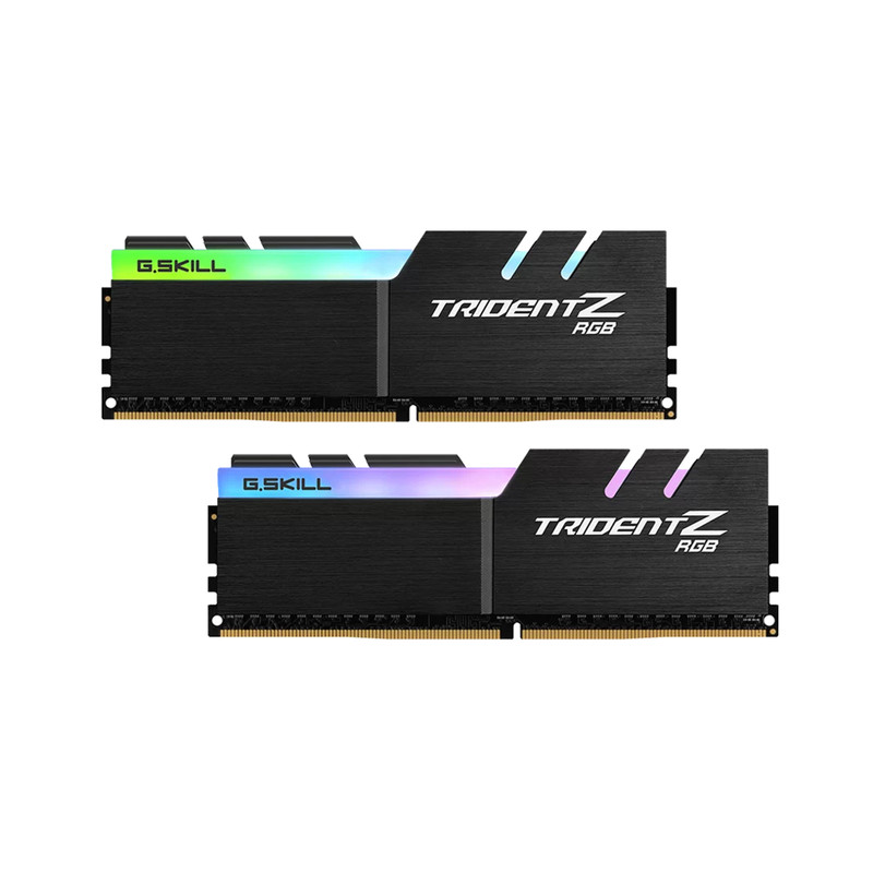 رم دسکتاپ DDR4 دو کاناله 3200 مگاهرتز CL16 جی اسکیل سری TRIDENT Z RGB ظرفیت 32 گیگابایت بسته دو عددی
