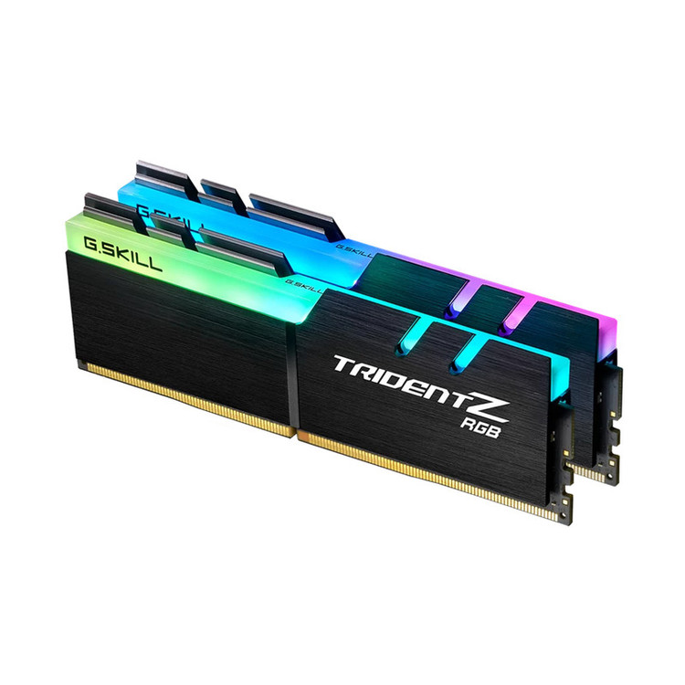 رم دسکتاپ DDR4 دو کاناله 3200 مگاهرتز CL16 جی اسکیل سری TRIDENT Z RGB ظرفیت 32 گیگابایت بسته دو عددی