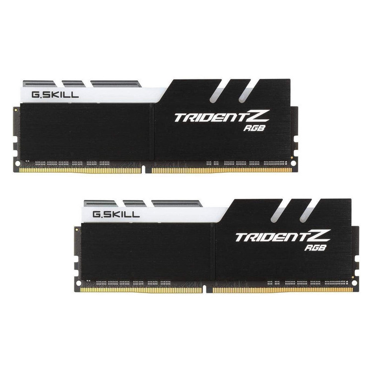 رم دسکتاپ DDR4 دو کاناله 3200 مگاهرتز CL16 جی اسکیل سری TRIDENT Z RGB ظرفیت 32 گیگابایت بسته دو عددی