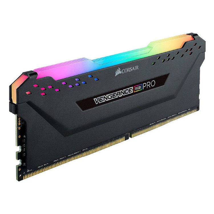 رم دسکتاپ کورسیر مدل VENGEANCE RGB PRO DDR4 دو کاناله ظرفیت 64 گیگابایت سرعت 3200 مگاهرتز تایمینگ CL16 با سیستم خنککننده هیتسینک