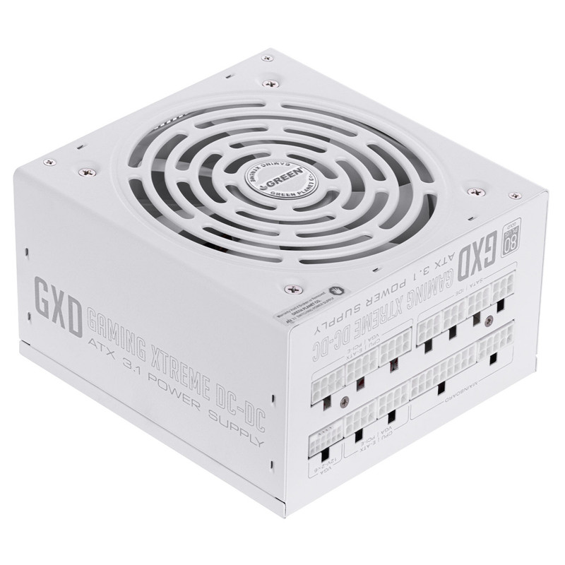 منبع تغذیه کامپیوتر 1000W وات گرین مدل GP1000B-GXD White (ATX 3.1)