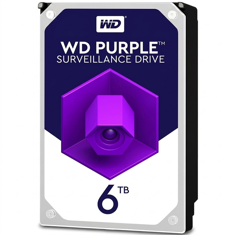 هارددیسک اینترنال وسترن دیجیتال مدل Purple WD60PURZ ظرفیت 6 ترابایت