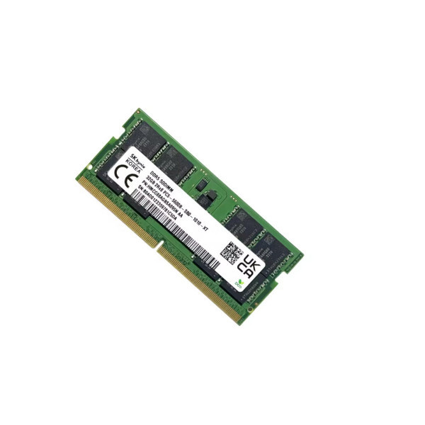 رم لپتاپ 32 گیگابایتی اس کی هاینیکس مدل PC5-5600 32G، حافظه DDR5 از نوع SO-DIMM با فرکانس 5600 مگاهرتز و معماری تککاناله