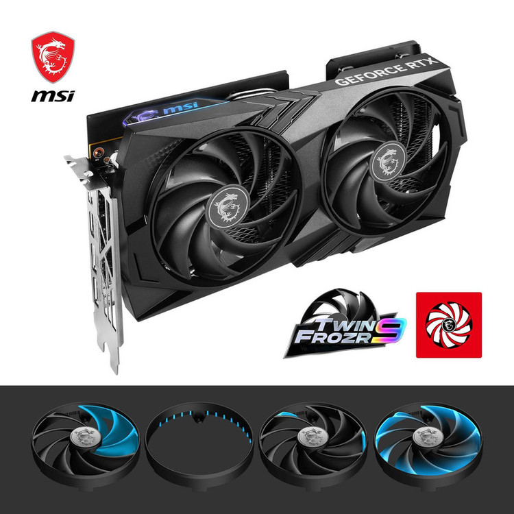 کارت گرافیک ام اس آی مدل MSI 4060GAMING X 8G