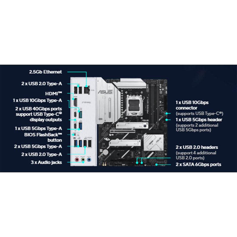 مادربرد ایسوس مدل PRIME X870-P
