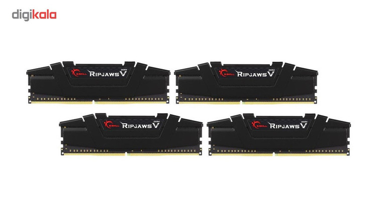 رم دسکتاپ DDR4 دو کاناله 3200 مگاهرتز CL16 جی اسکیل سری Ripjaws V ظرفیت 32 گیگابایت