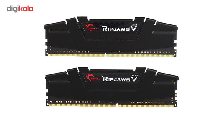 رم دسکتاپ DDR4 دو کاناله 3200 مگاهرتز CL16 جی اسکیل سری Ripjaws V ظرفیت 32 گیگابایت