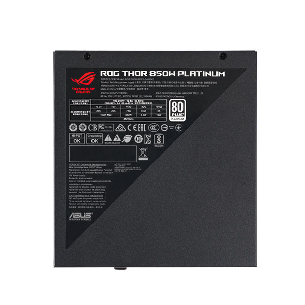 منبع تغذیه کامپیوتر ایسوس مدل ROG THOR 850W Platinum II