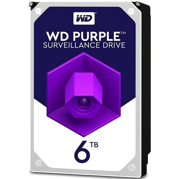 هارددیسک اینترنال وسترن دیجیتال مدل Purple WD64PURZ ظرفیت 6 ترابایت