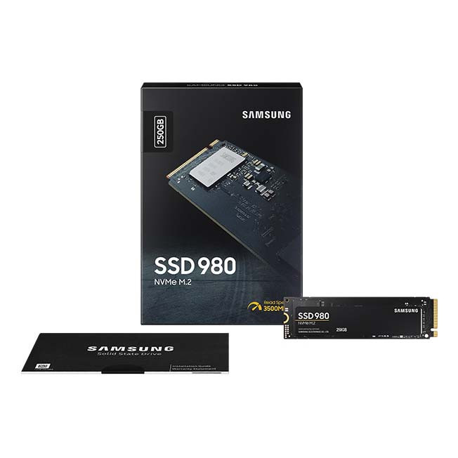 اس اس دی اینترنال PCIe Gen3 x4 سامسونگ مدل 980 ظرفیت 250 گیگابایت