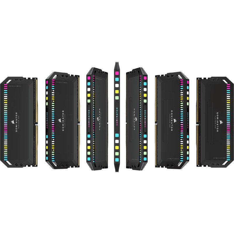 رم دسکتاپ DDR5 دو کاناله 5600 مگاهرتز CL36 کورسیر مدل Dominator Platinum RGB ظرفیت 32 گیگابایت