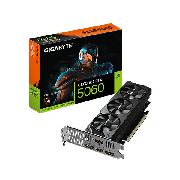 کارت گرافیک گیگابایت مدل GeForce RTX 5060 OC Low Profile 8G