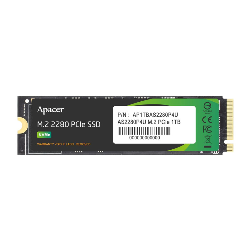 اس اس دی اینترنال اپیسر مدل AS2280P4U 1TB M.2 PCIE GEN3 X4 NVME 3500/3000 MB/S ظرفیت یک ترابایت