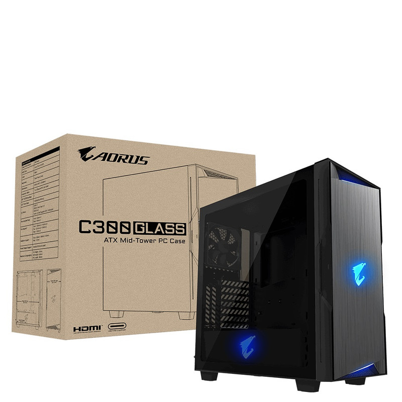 کیس کامپیوتر گیگابایت آروس مدل C300