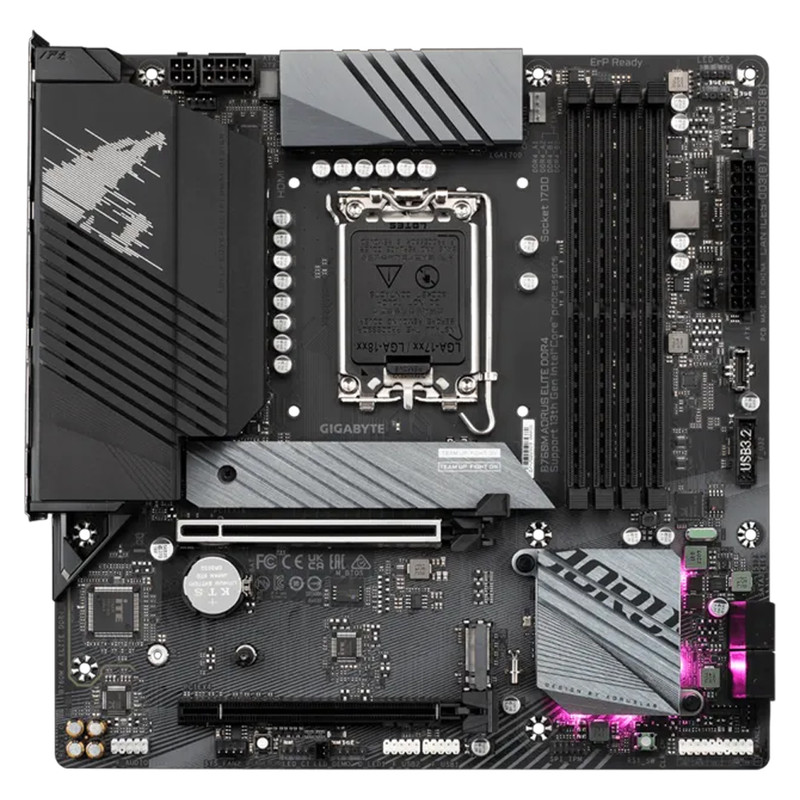 مادربرد گیگابایت مدل GA-B760M AORUS ELITE DDR4 Rev 1.0
