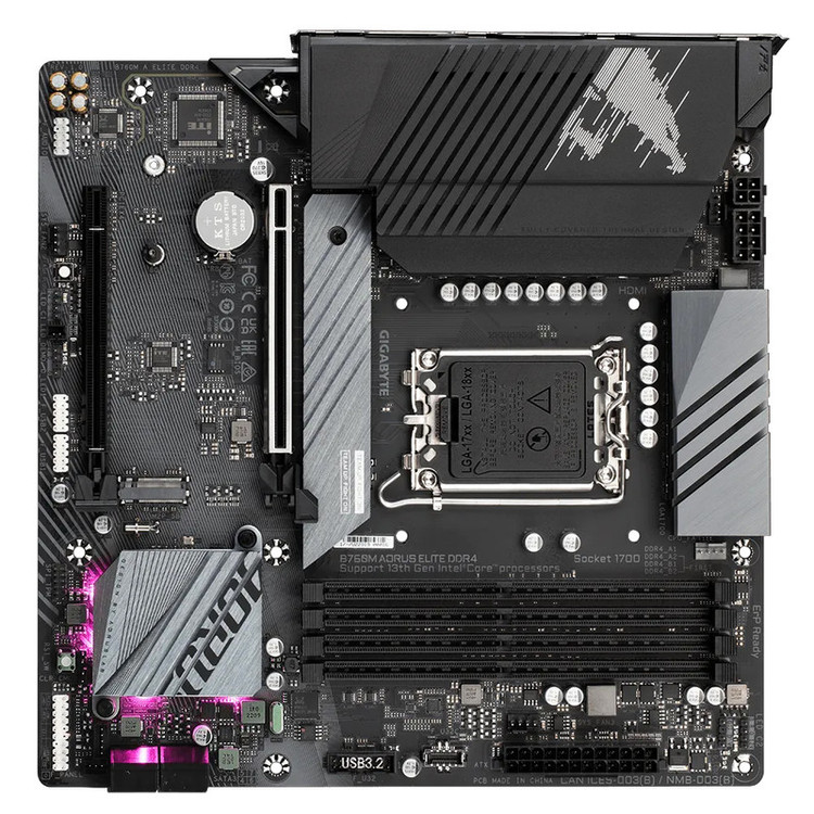 مادربرد گیگابایت مدل GA-B760M AORUS ELITE DDR4 Rev 1.0