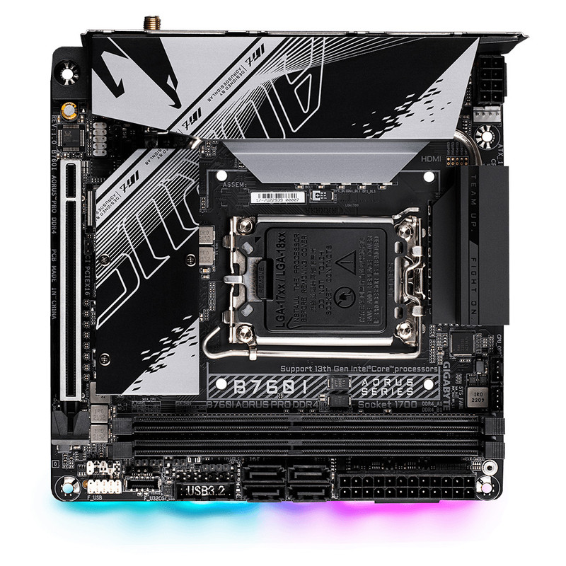 مادربرد گیگابایت مدل B760I AORUS PRO DDR4 Rev. 1.x