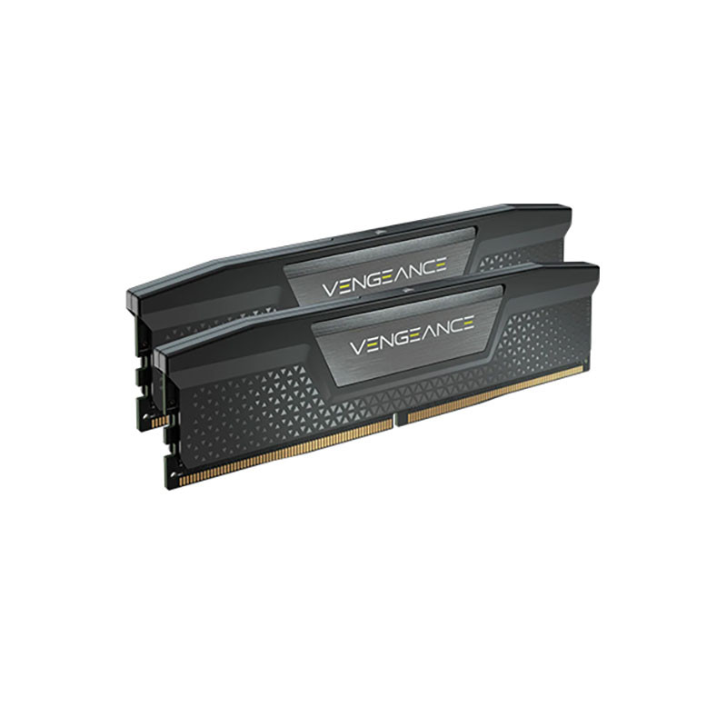 رم دسکتاپ کورسیر VENGEANCE مدل 32GB (2x16GB) DDR5 دو کاناله 6000 مگاهرتز CL36 با هیتسینک آلومینیومی، پشتیبانی از XMP 3.0 و ولتاژ 1.25 ولت
