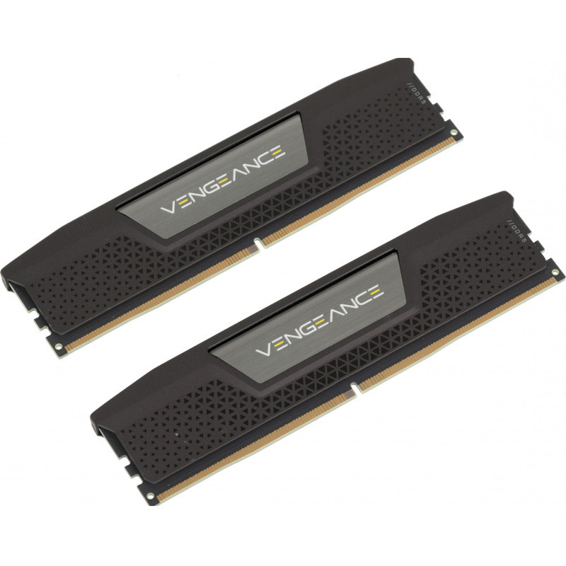رم دسکتاپ کورسیر VENGEANCE مدل 32GB (2x16GB) DDR5 دو کاناله 6000 مگاهرتز CL36 با هیتسینک آلومینیومی، پشتیبانی از XMP 3.0 و ولتاژ 1.25 ولت