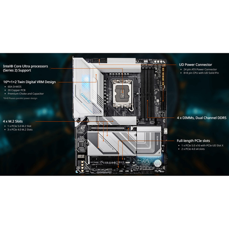 مادربرد گیگابایت مدل Z890 GAMING X WIFI7